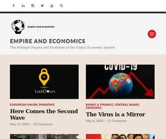 Empireandeconomics.com(The Political Origins and Evolution of the Global Economic System) Screenshot