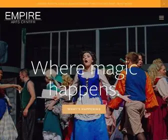 Empireartscenter.com(Empire Arts Center) Screenshot