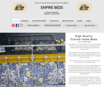 Empirebeds.net(Cast Iron Beds) Screenshot