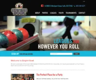 Empirebowlsd.com(Your web page description goes here) Screenshot