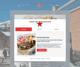 Empireburger.com(Empireburger) Screenshot