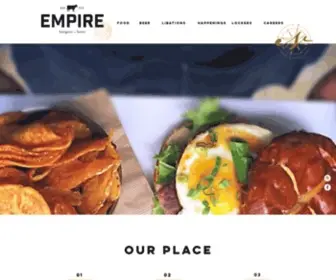 Empireburgerbar.com(Downtown Naperville Hotspot) Screenshot