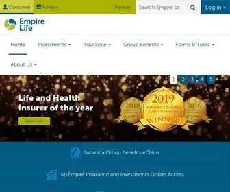 Empire.ca(An advisor can show you how Life Insurance) Screenshot