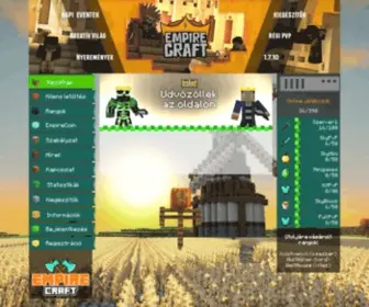 Empirecraft.hu(EmpireCraft) Screenshot