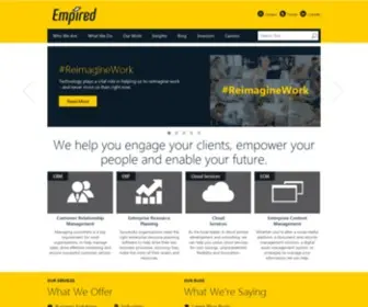 Empired.com(We help you engage your clients) Screenshot