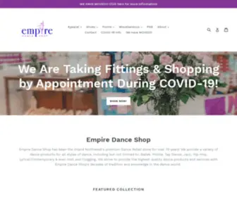 Empiredanceshop.com(Empiredanceshop) Screenshot