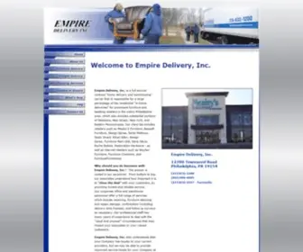 Empiredelivery.com(Elite Delivery & Warehousing Services) Screenshot