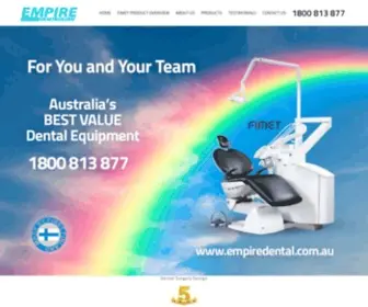 Empiredental.com.au(Dental Chairs) Screenshot