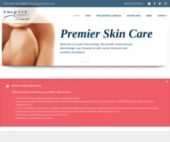 Empirederm.com(Empire Dermatology) Screenshot