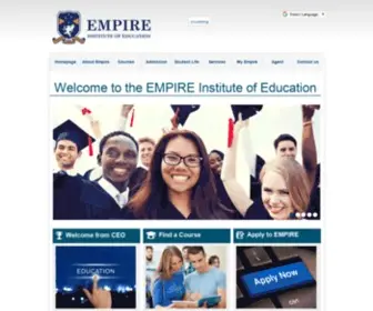 Empire.edu.au(EMPIRE INSTITUTE OF EDUCATION) Screenshot