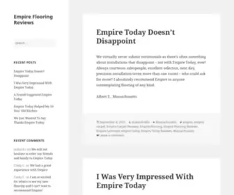 Empireflooringreviews.com(Empire Flooring Reviews) Screenshot
