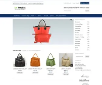 Empirehandbag.com(A great handbag wholesale company store) Screenshot