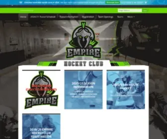 Empirehockeyclub.com(Empire Hockey Club) Screenshot