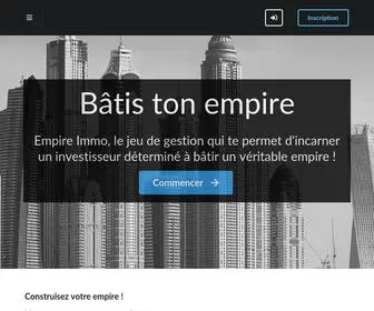 Empireimmo.com(Jeu de gestion en ligne) Screenshot