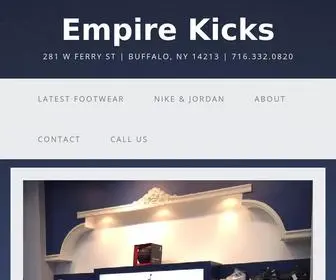 Empirekicksbuffalo.com(EMPIRE KICKS) Screenshot