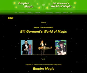 Empiremagic.com(Rochester Magician Bill Gormont) Screenshot