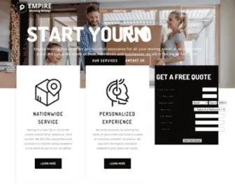 Empiremovinggroup.com(Empire Moving Group) Screenshot