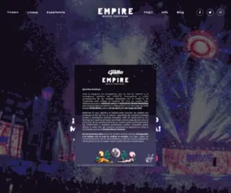 EmpiremusicFestival.com(Empire Music Festival) Screenshot