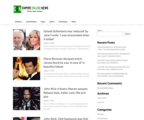 Empireonline.media(All the news) Screenshot