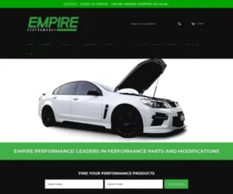 Empireperformance.com.au(Empire Performance Car Parts Online) Screenshot