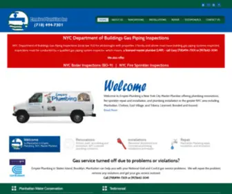 Empireplumbingnyc.com(Manhattan) Screenshot