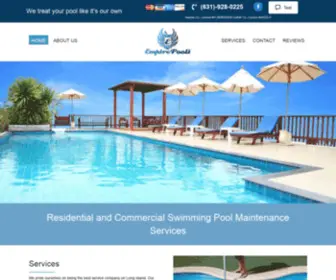 Empirepoolsinc.com(Empire Pools) Screenshot