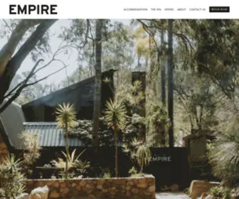 Empireretreat.com(Yallingup Spa Retreat) Screenshot