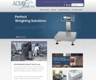 Empirescale.com(METTLER TOLEDO Acquires Acme Scale Co) Screenshot