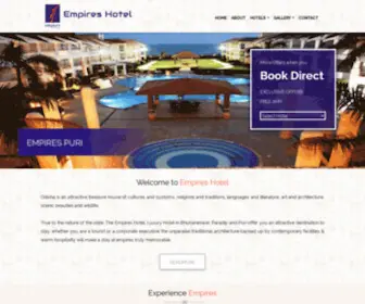 Empireshotel.com(One Of Best luxury resorts in Puri) Screenshot