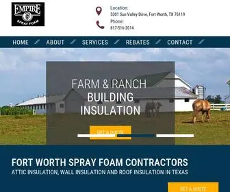 Empiresprayfoam.com(Best Spray Insulation) Screenshot