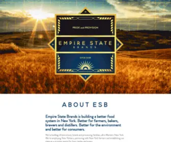 Empirestatebrands.com(Empire State Brands is building a better food system in New York) Screenshot