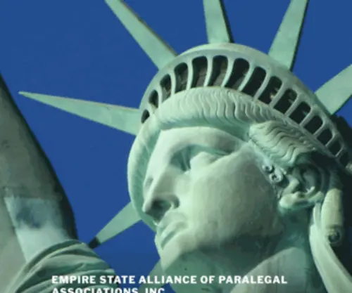 Empirestateparalegals.org(Supporting New York State Paralegals through their local associations) Screenshot