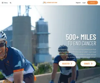 Empirestateride.com(500+ Miles to End Cancer. The Empire State Ride) Screenshot