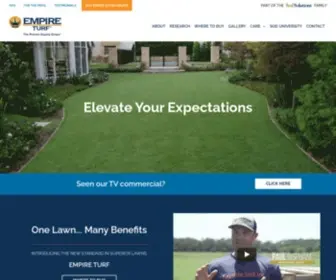 Empireturf.com(EMPIRE® Zoysia) Screenshot