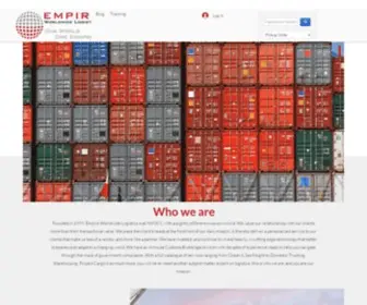 Empirewwl.com(Empire Worldwide Logistics) Screenshot