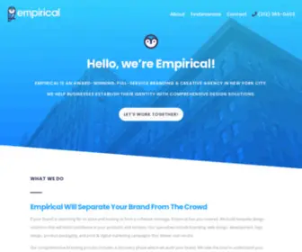 Empiricalbrand.com(Empirical Creative Agency) Screenshot