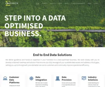 Empirics.com.au(Empirics Empirics Data Solutions) Screenshot