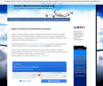 Empleomantenimientoaeronautico.es(Empleo y formación en mantenimiento aeronáutico) Screenshot