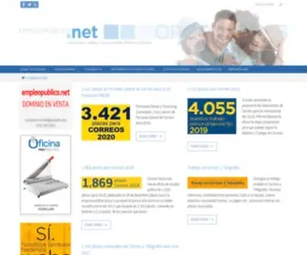 Empleopublico.net(Convocatorias trabajo público) Screenshot