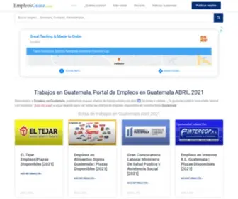 Empleosguate.com(Empleos en Guatemala Enero 2020) Screenshot