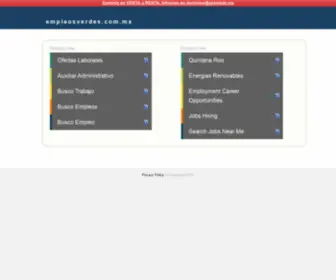 Empleosverdes.com.mx(empleosverdes) Screenshot
