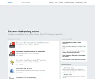 Empleoz.com(Convocatorias de trabajo en Perú 2022) Screenshot