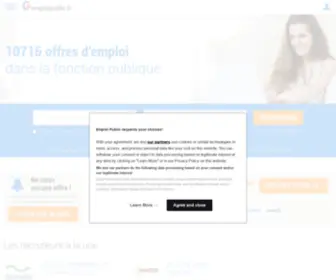 Emploi-Public.com(Emploi, concours de la Fonction Publique, info et actualité) Screenshot