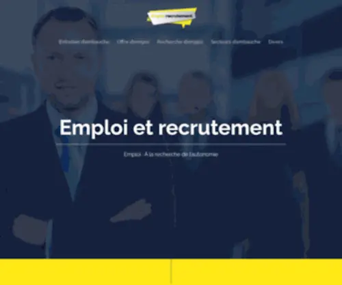 Emploi-Recrutement.com(Emploi et recrutement) Screenshot