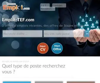 Emploi-Tef.com(Dépot d'offres d'emploi gratuit sur) Screenshot