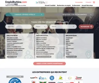 Emploiburkina.com(Carrière) Screenshot