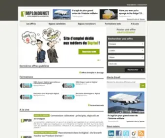 Emploidunet.fr(Emploi Webmarketing) Screenshot
