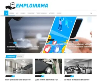 Emploirama.com(Site de conseils sur l'emploi et le recrutement) Screenshot