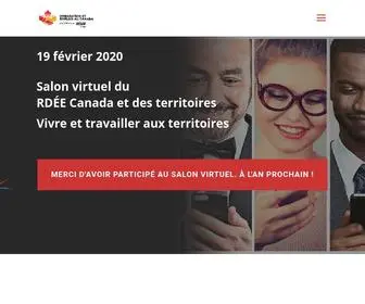 Emplois-AU-Canada.ca(Emplois dans les territoires canadiens) Screenshot