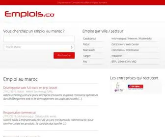 Emplois.co(Emploi au maroc) Screenshot